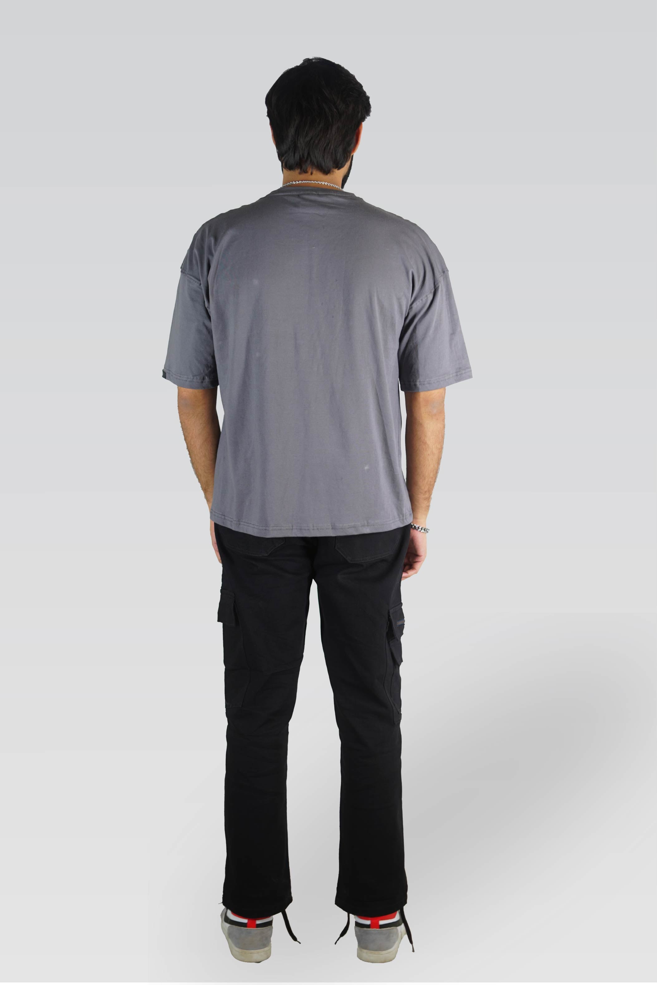 Plain Grey - Oversized Tee