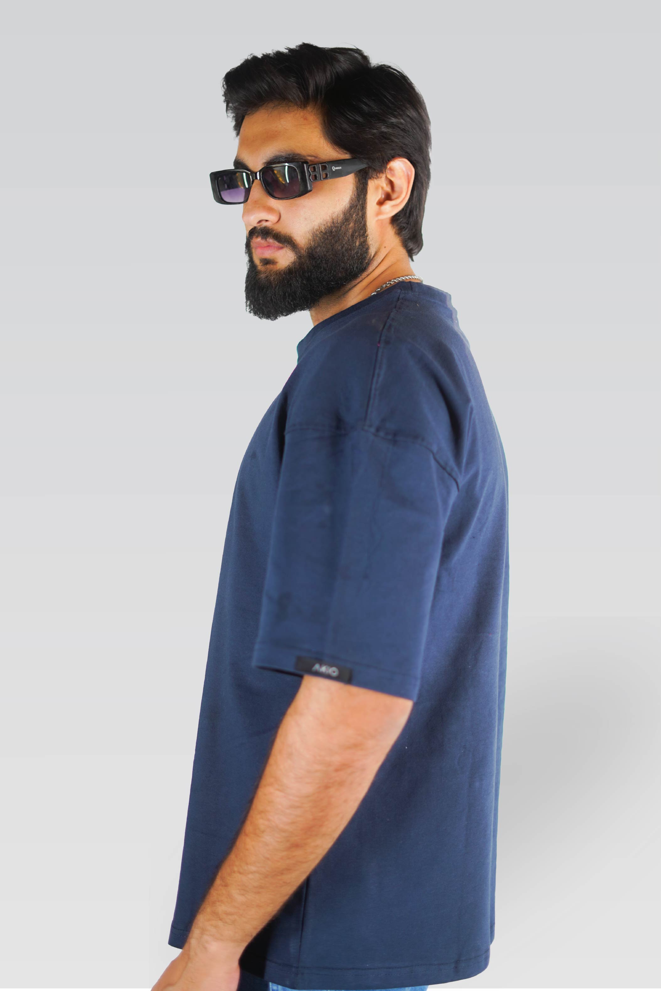 Plain Blue - Oversized Tee