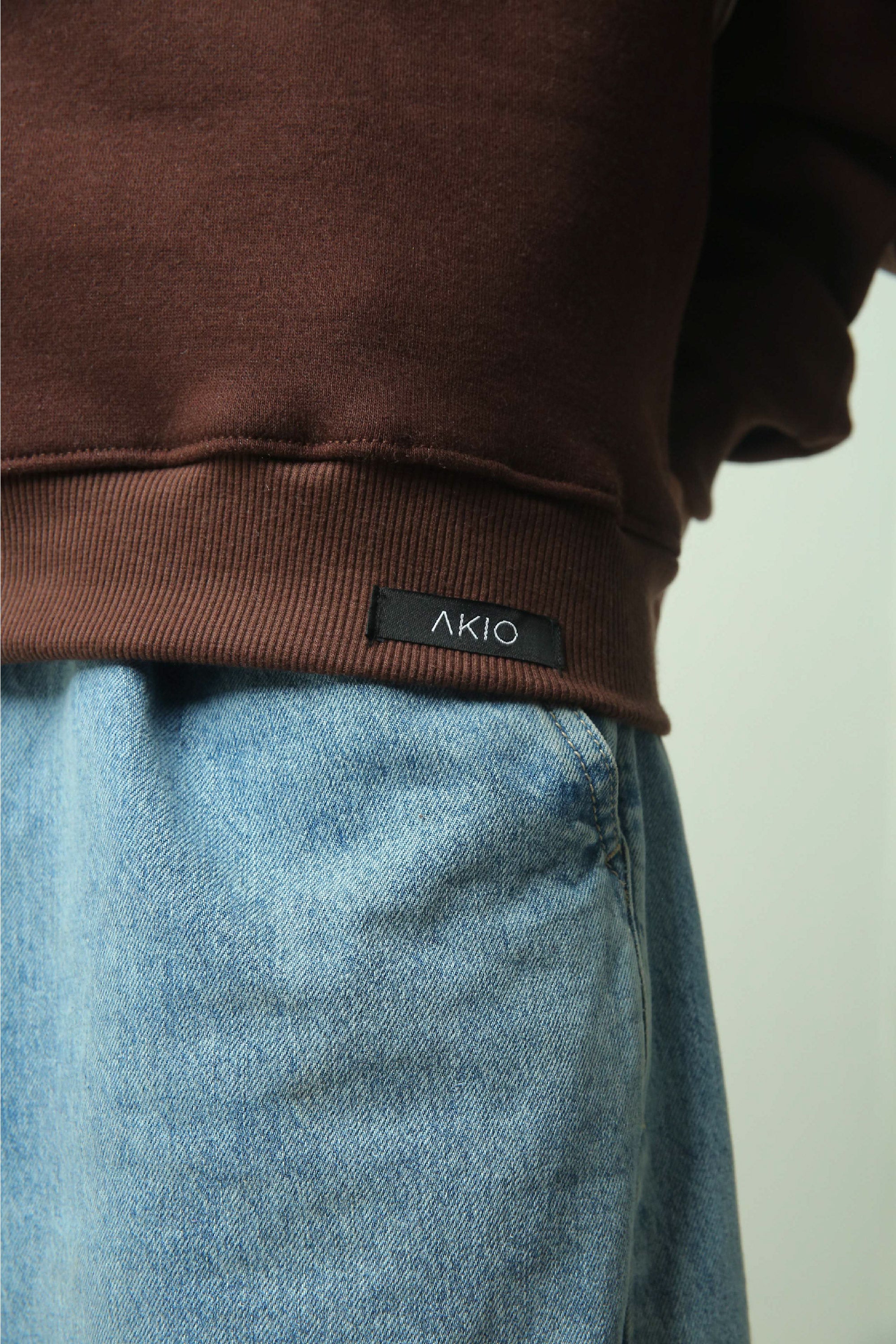Plain Brown Oversized Hoodie