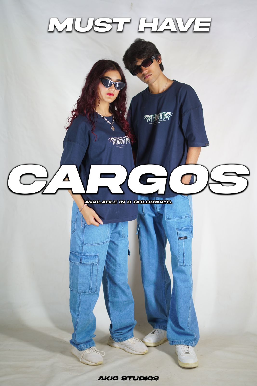 Denim Duo: The Ultimate Cargo Set